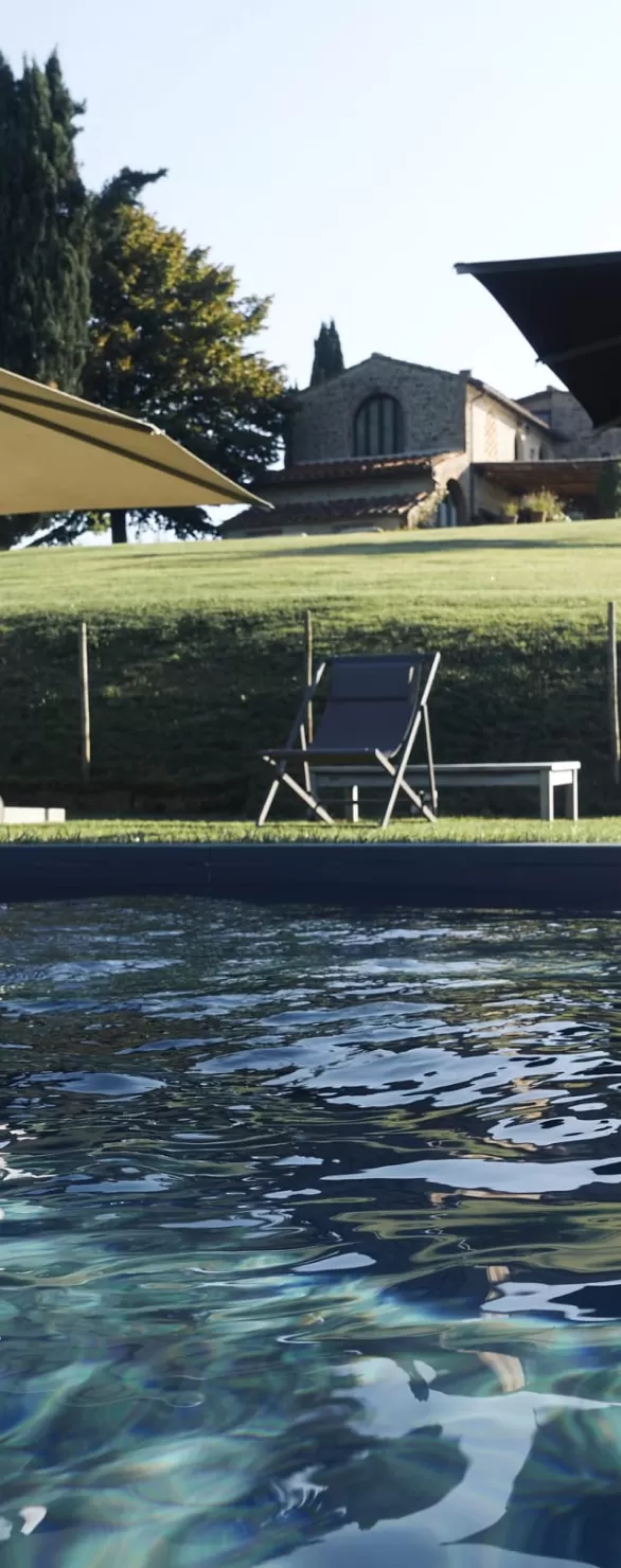 Swimming pool at Casetta Firenze