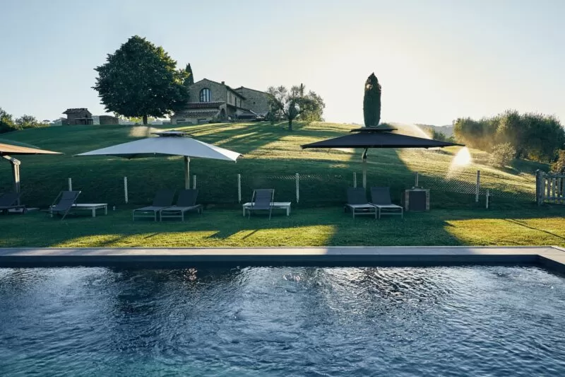 Swimming pool at Casetta Firenze