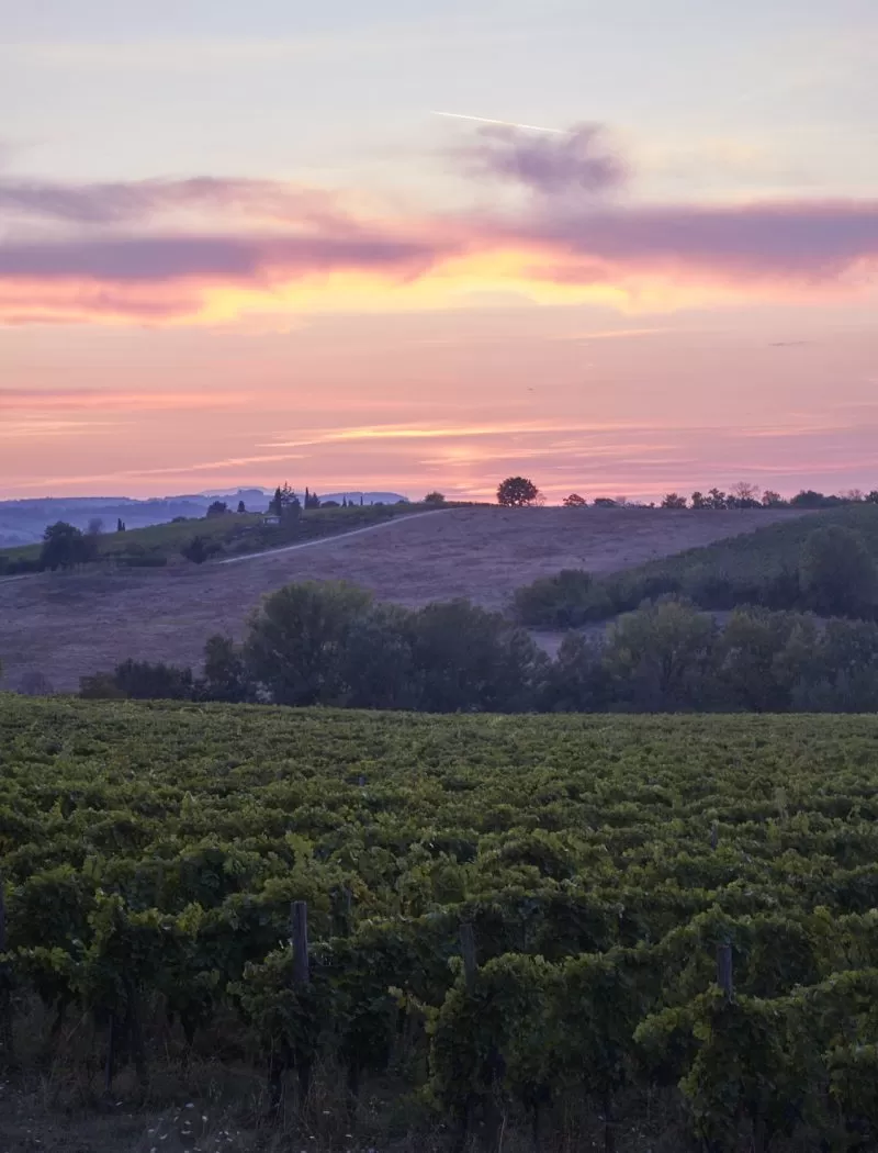 sunset at Casetta Firenze