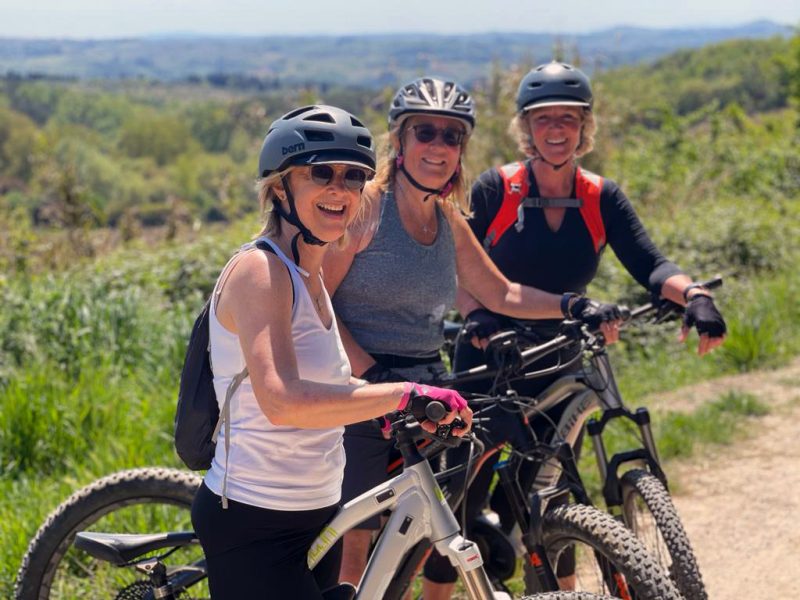 mountain bike driving